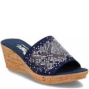 NEW ONEX women's joline sandal in navy
